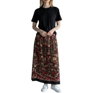 Vintage RL Richard Size 16 Floral Maxi Skirt